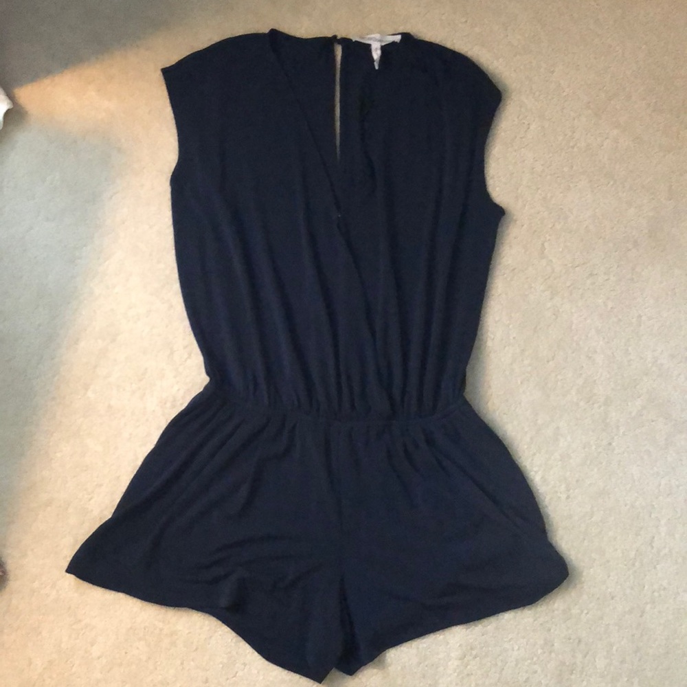 Navy blue romper